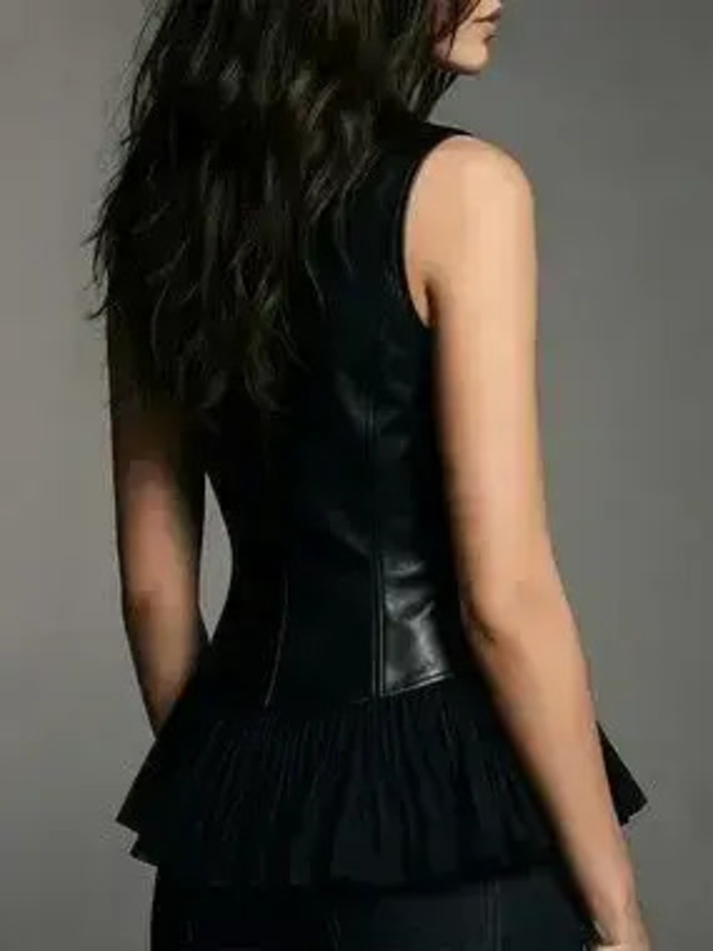 Button Down Vest Coat - Picture 4 of 5